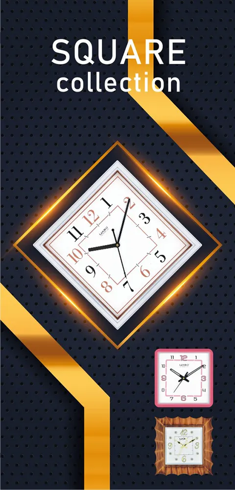 Square Wall Clock Collection